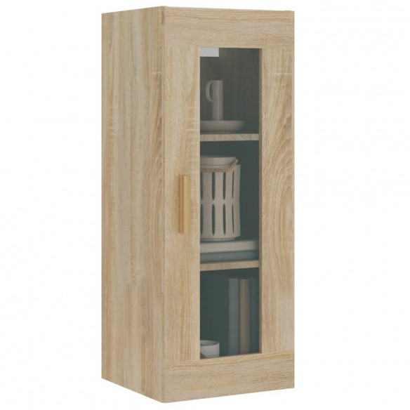 Armoire murale suspendue Chêne Sonoma 34,5x34x90 cm