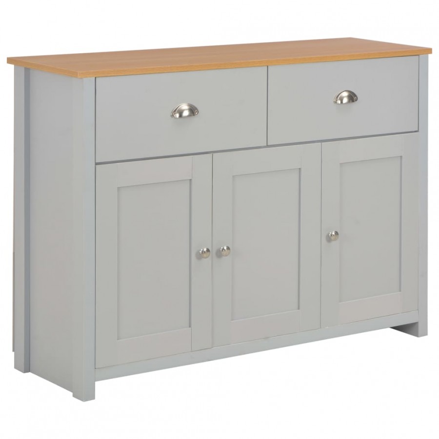 Buffet Gris 112x35x81 cm