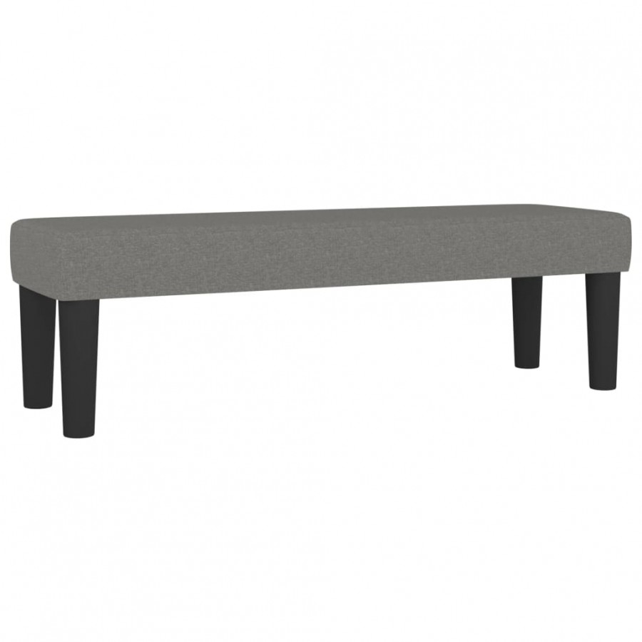 Banc Gris foncé 100x30x30 cm Tissu Banc Gris foncé 100x30x30 cm Tissu