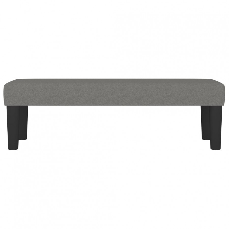 Banc Gris foncé 100x30x30 cm Tissu Banc Gris foncé 100x30x30 cm Tissu