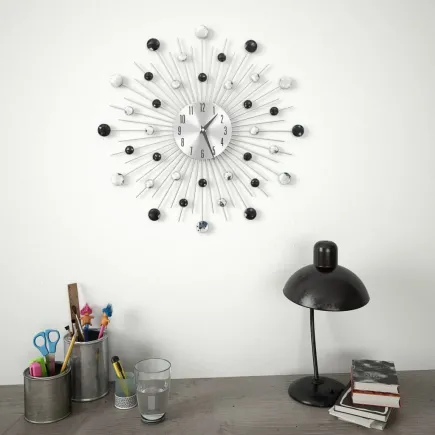 Horloge murale avec mouvement à quartz Design moderne 50 cm 2