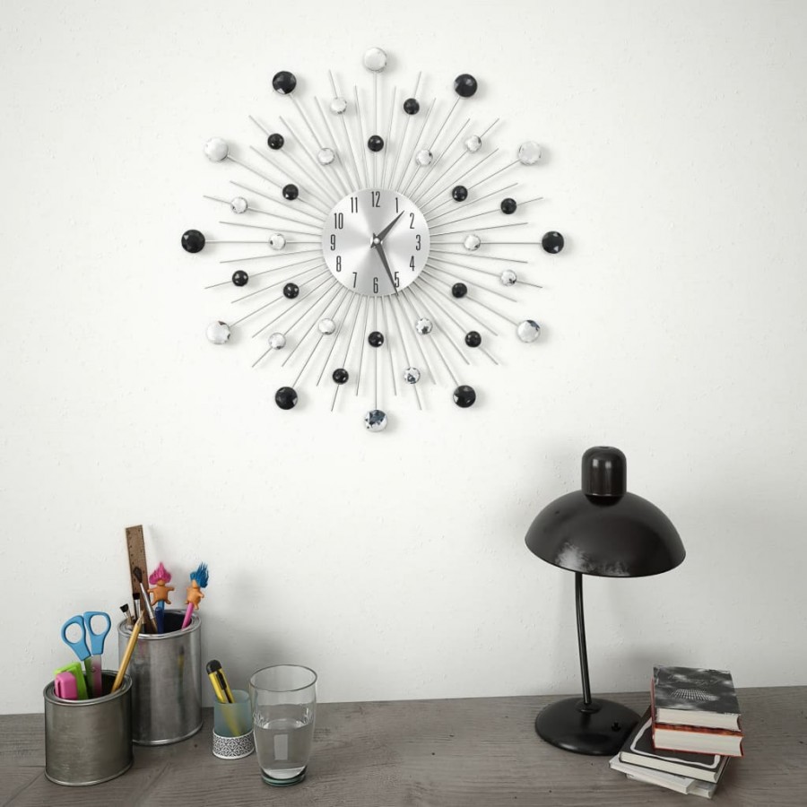 Horloge murale avec mouvement à quartz Design moderne 50 cm Horloge murale avec mouvement à quartz Design moderne 50 cm