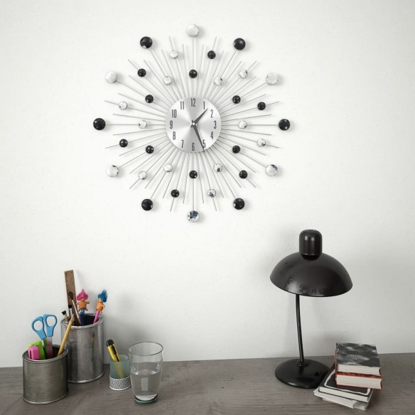 Horloge murale avec mouvement à quartz Design moderne 50 cm