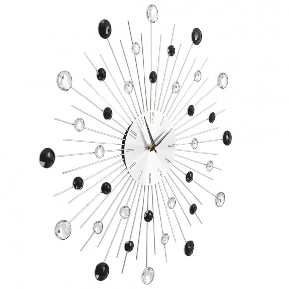 Horloge murale avec mouvement à quartz Design moderne 50 cm