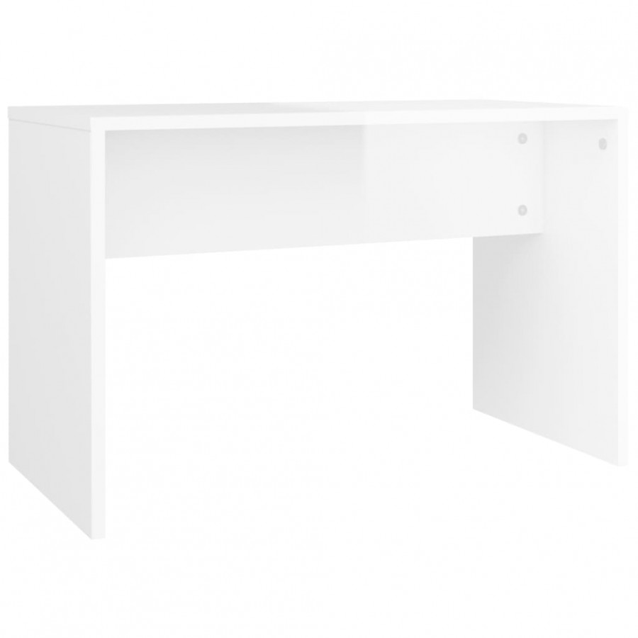 Tabouret de toilette Blanc brillant70x35x45cm  Tabouret de toilette Blanc brillant70x35x45cm