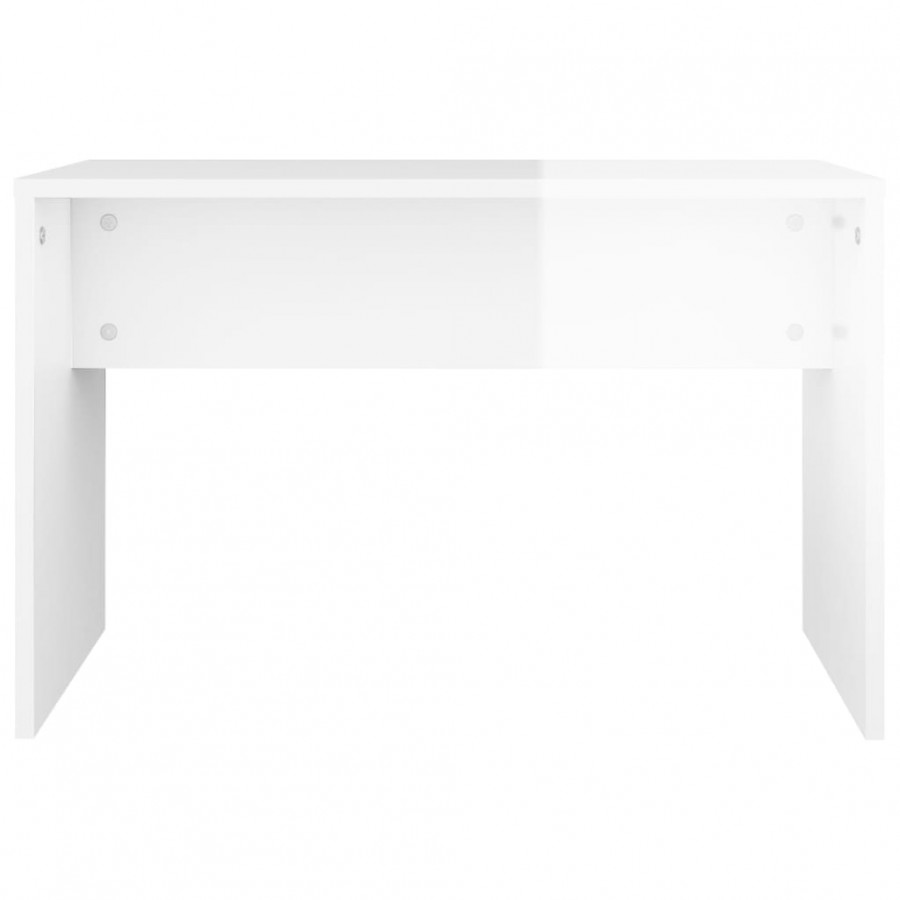 Tabouret de toilette Blanc brillant70x35x45cm  Tabouret de toilette Blanc brillant70x35x45cm
