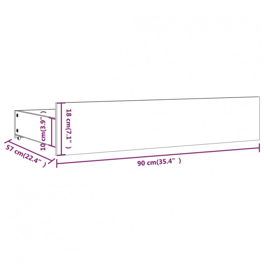 Tiroirs de lit 4 pcs Blanc Bois de pin massif Tiroirs de lit 4 pcs Blanc Bois de pin massif