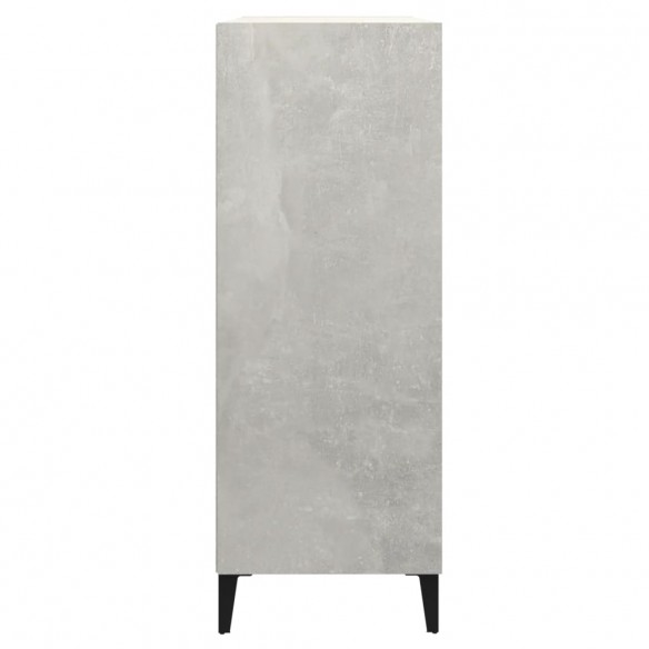 Buffet Gris béton 69,5x32,5x90 cm Bois d'ingénierie