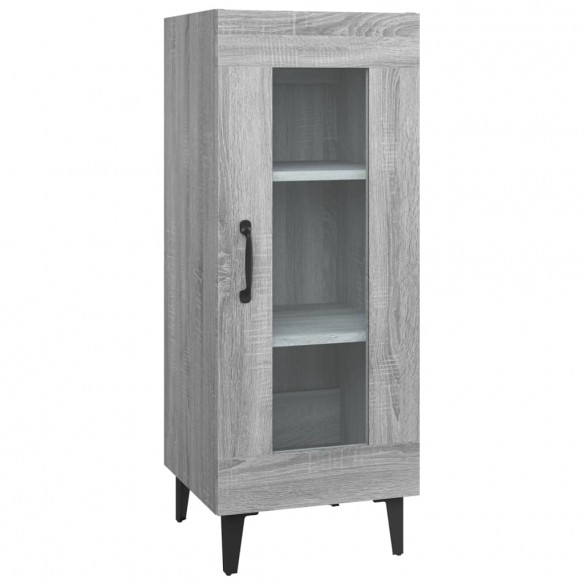 Buffet Sonoma gris 34,5x34x90 cm Bois d'ingénierie