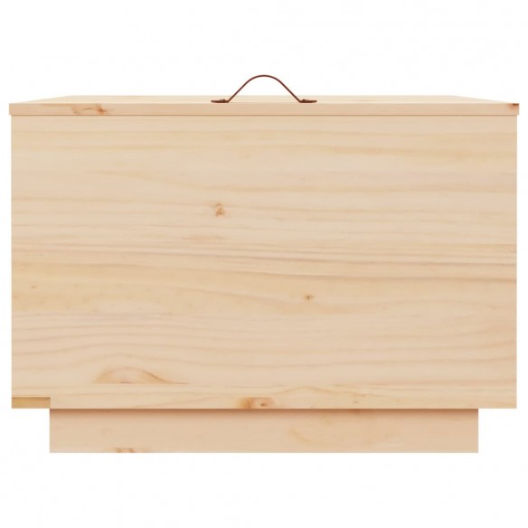 Boîtes de rangement avec couvercles 3 pcs Bois massif de pin