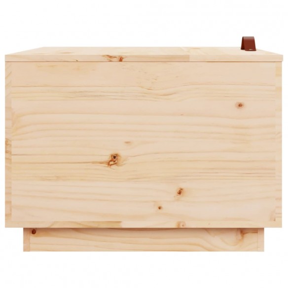 Boîtes de rangement avec couvercles 3 pcs Bois massif de pin