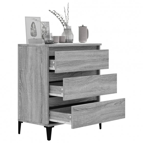 Buffet Sonoma gris 60x35x70 cm Bois d'ingénierie