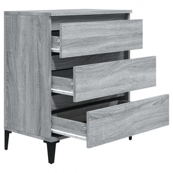 Buffet Sonoma gris 60x35x70 cm Bois d'ingénierie