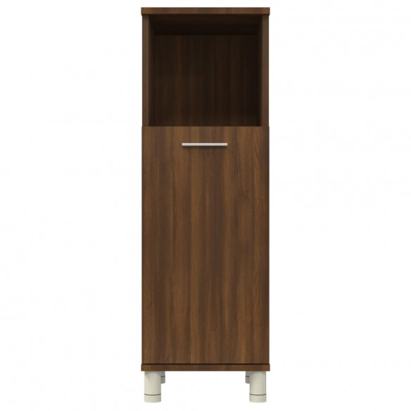 Armoire de bain Chêne marron 30x30x95 cm Bois d'ingénierie