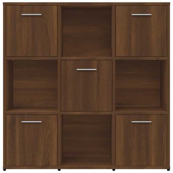 Bibliothèque Chêne marron 90x30x90 cm Bois d'ingénierie