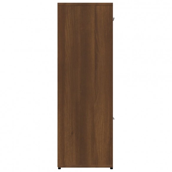 Bibliothèque Chêne marron 90x30x90 cm Bois d'ingénierie