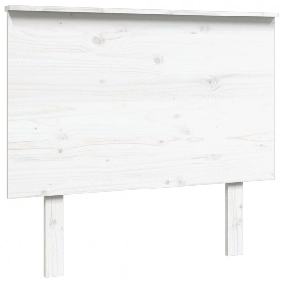 Tête de lit Blanc 94x6x82,5 cm Bois massif de pin