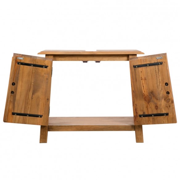 Mobilier de salle de bain Bois de pin massif