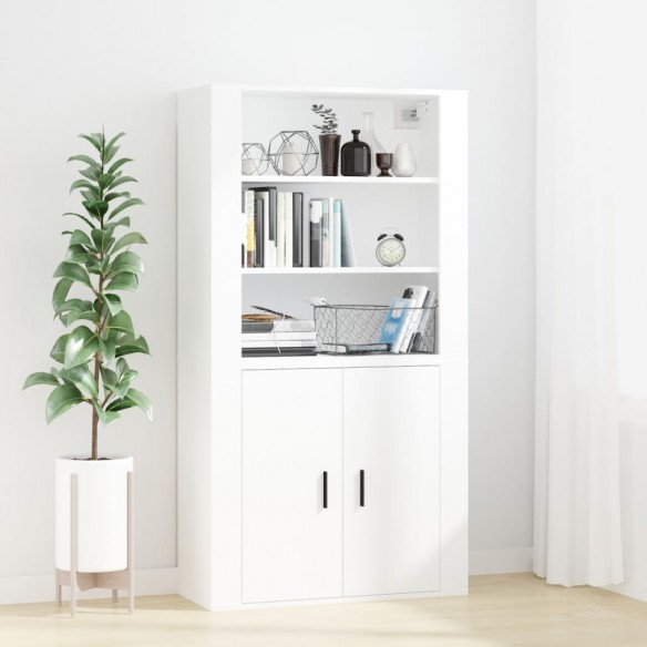 Armoire murale Blanc 80x33x80 cm Bois d'ingénierie