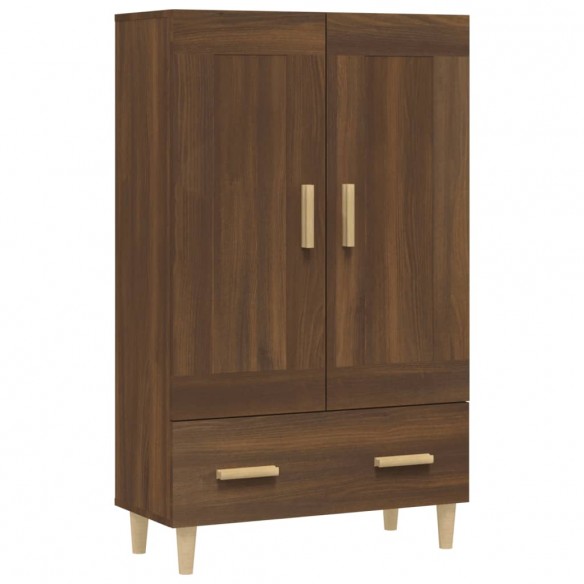 Buffet Chêne marron 70x31x115 cm Bois d'ingénierie