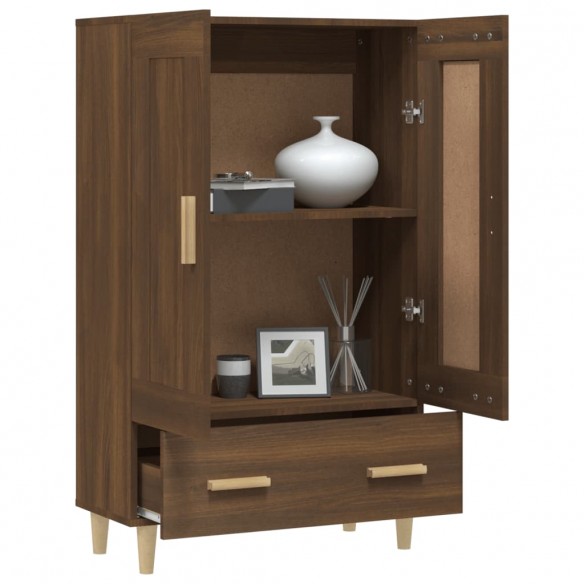 Buffet Chêne marron 70x31x115 cm Bois d'ingénierie