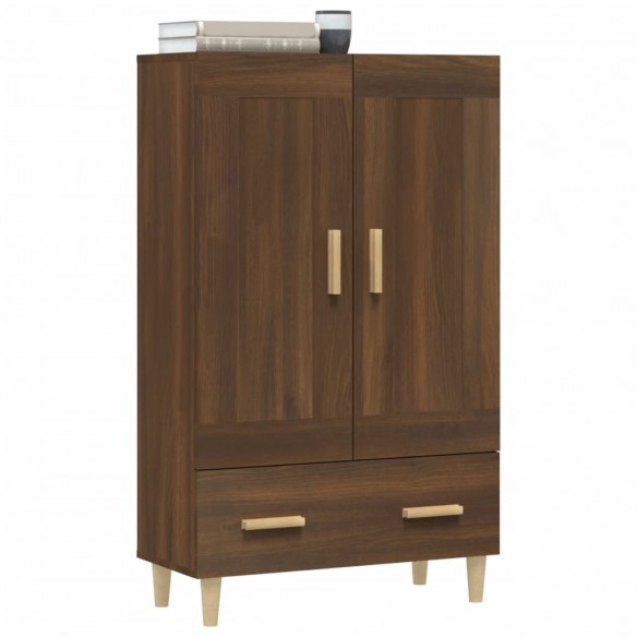 Buffet Chêne marron 70x31x115 cm Bois d'ingénierie