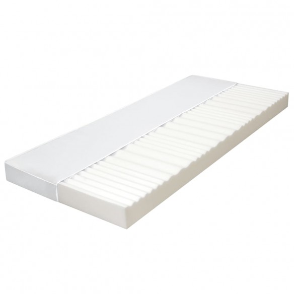 Matelas 80x200 cm 7 zones Mousse PU 10 cm H2 H3