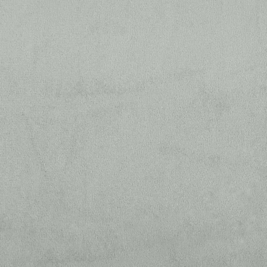 Banc Gris clair 108x79x79 cm Velours Banc Gris clair 108x79x79 cm Velours