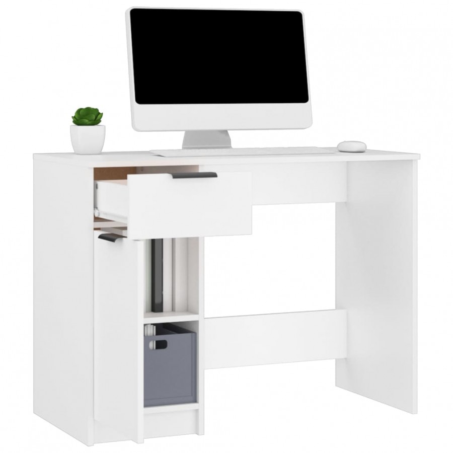 Bureau Blanc 100x50x75 cm 