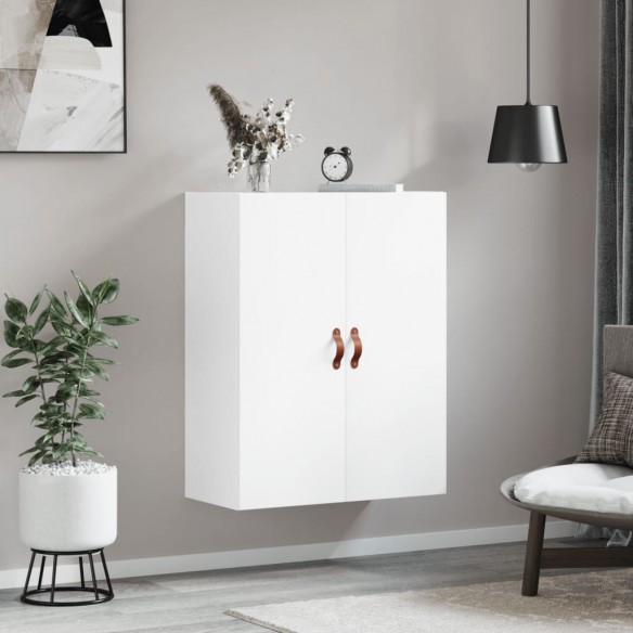 Armoire murale blanc 69,5x34x90 cm