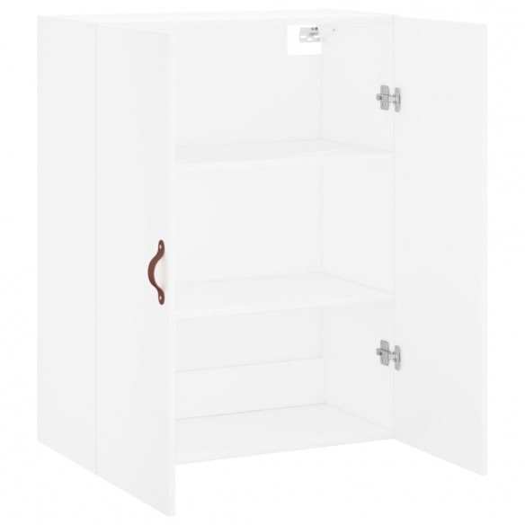 Armoire murale blanc 69,5x34x90 cm