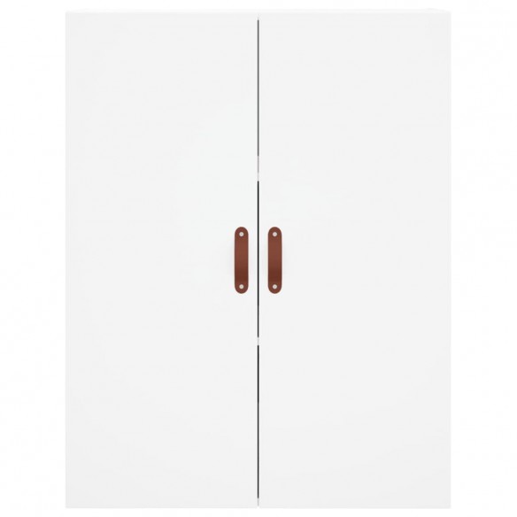 Armoire murale blanc 69,5x34x90 cm