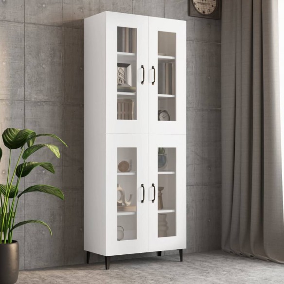 Armoire murale suspendue Blanc 69,5x34x90 cm