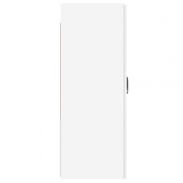 Armoires murales 2 pcs blanc bois d'ingénierie