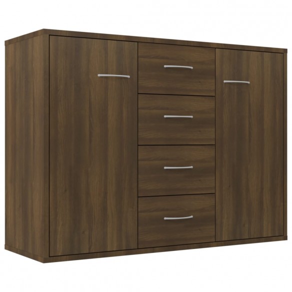 Buffet Chêne marron 88x30x65 cm Bois d'ingénierie