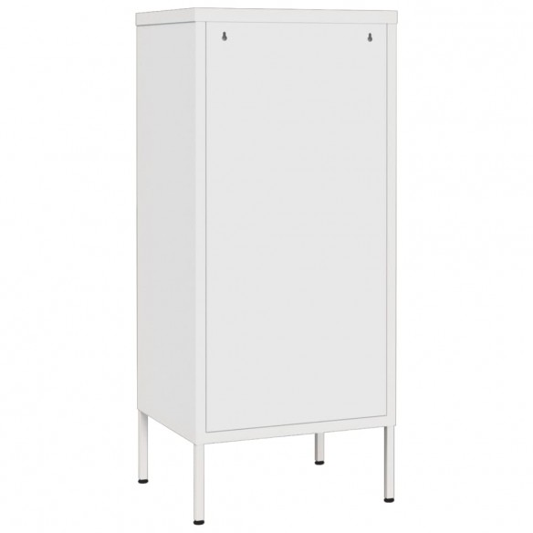 Armoire de rangement Blanc 42,5x35x101,5 cm Acier