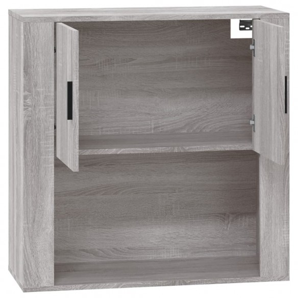 Armoire murale Sonoma gris 80x33x80 cm Bois d'ingénierie