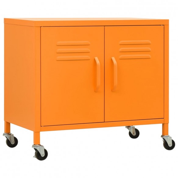 Armoire de rangement Orange 60x35x56 cm Acier