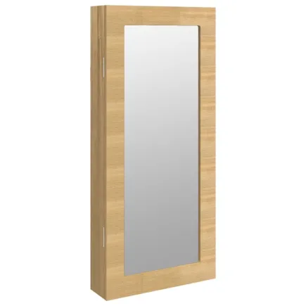 Armoire à bijoux avec miroir murale 30 x 8,5 x 67 cm 2