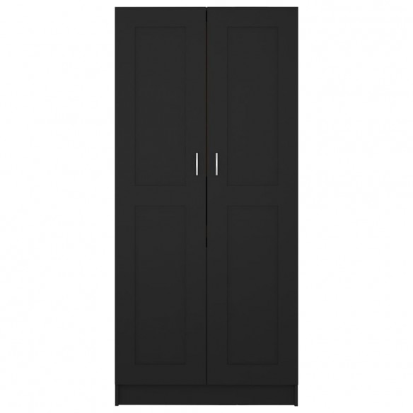 Garde-robe Noir 82,5x51,5x180 cm Aggloméré