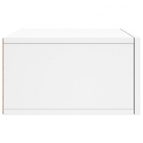 Tables de chevet murales 2 pcs blanc 35x35x20 cm