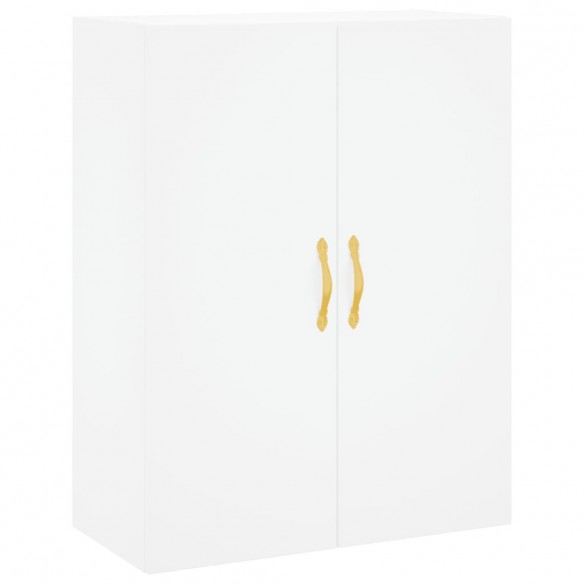 Armoire murale blanc 69,5x34x90 cm