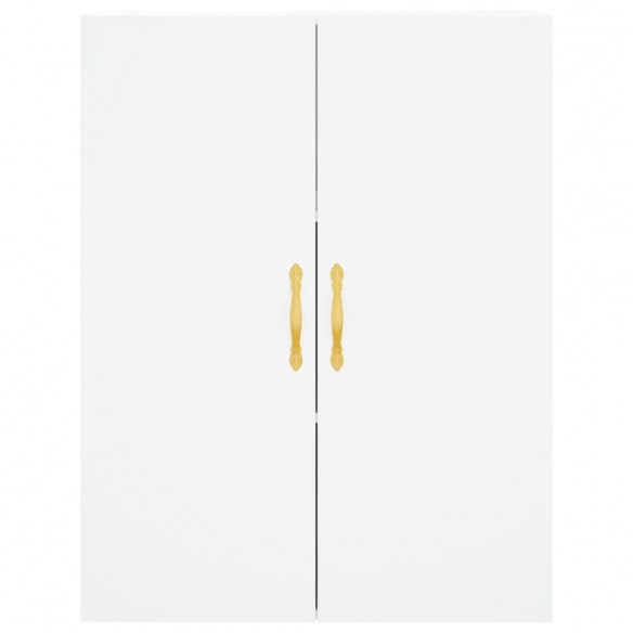 Armoire murale blanc 69,5x34x90 cm