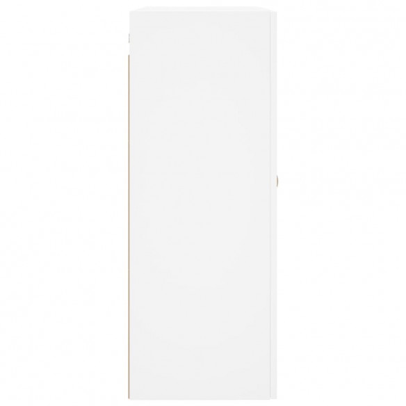 Armoire murale blanc 69,5x34x90 cm