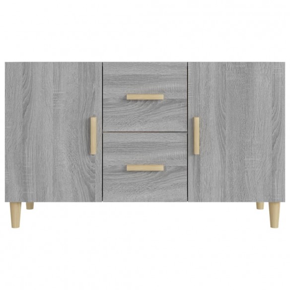 Buffet sonoma gris 100x36x60 cm bois d'ingénierie