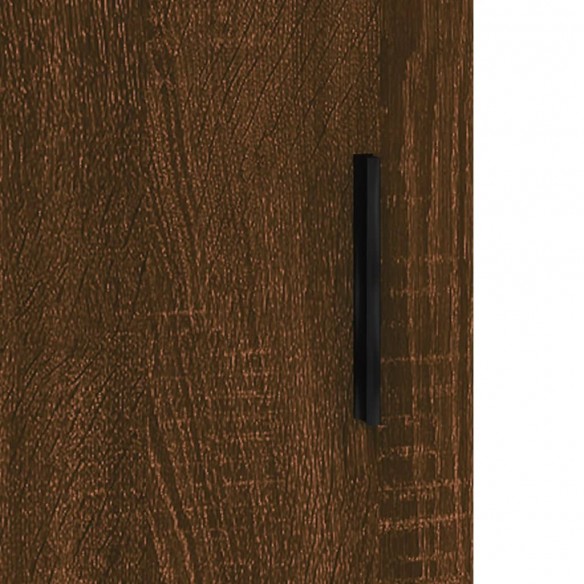 Armoire murale chêne marron 69,5x34x90 cm bois d'ingénierie