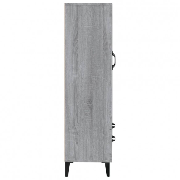 Buffet Sonoma gris 70x31x115 cm Bois d'ingénierie