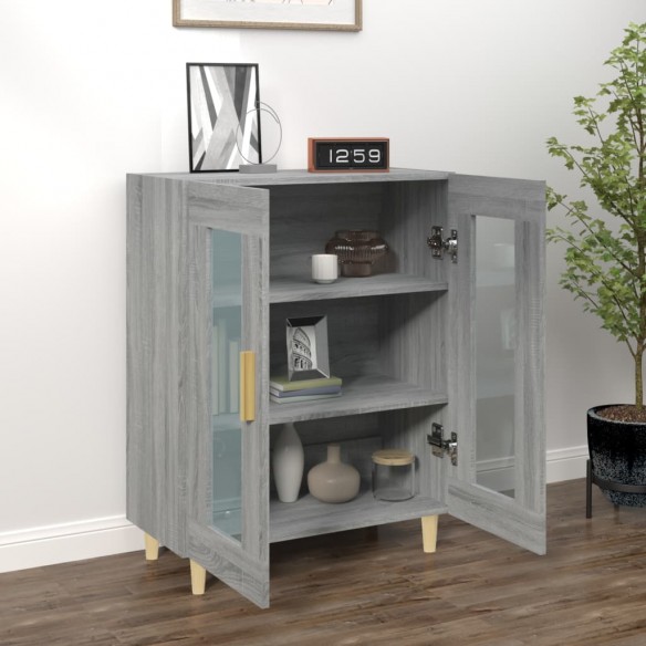 Buffet sonoma gris 69,5x34x90 cm bois d'ingénierie