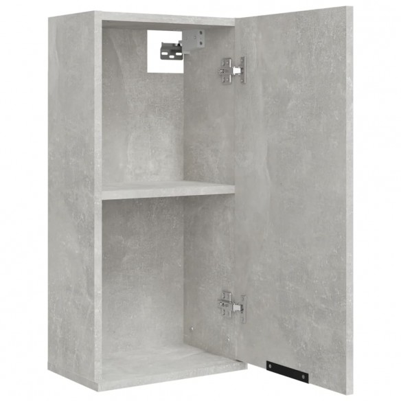 Armoire de salle de bain murale Gris béton 32x20x67 cm