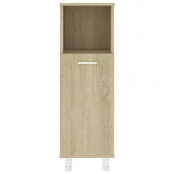 Armoire de salle de bain Chêne sonoma 30x30x95 cm Aggloméré